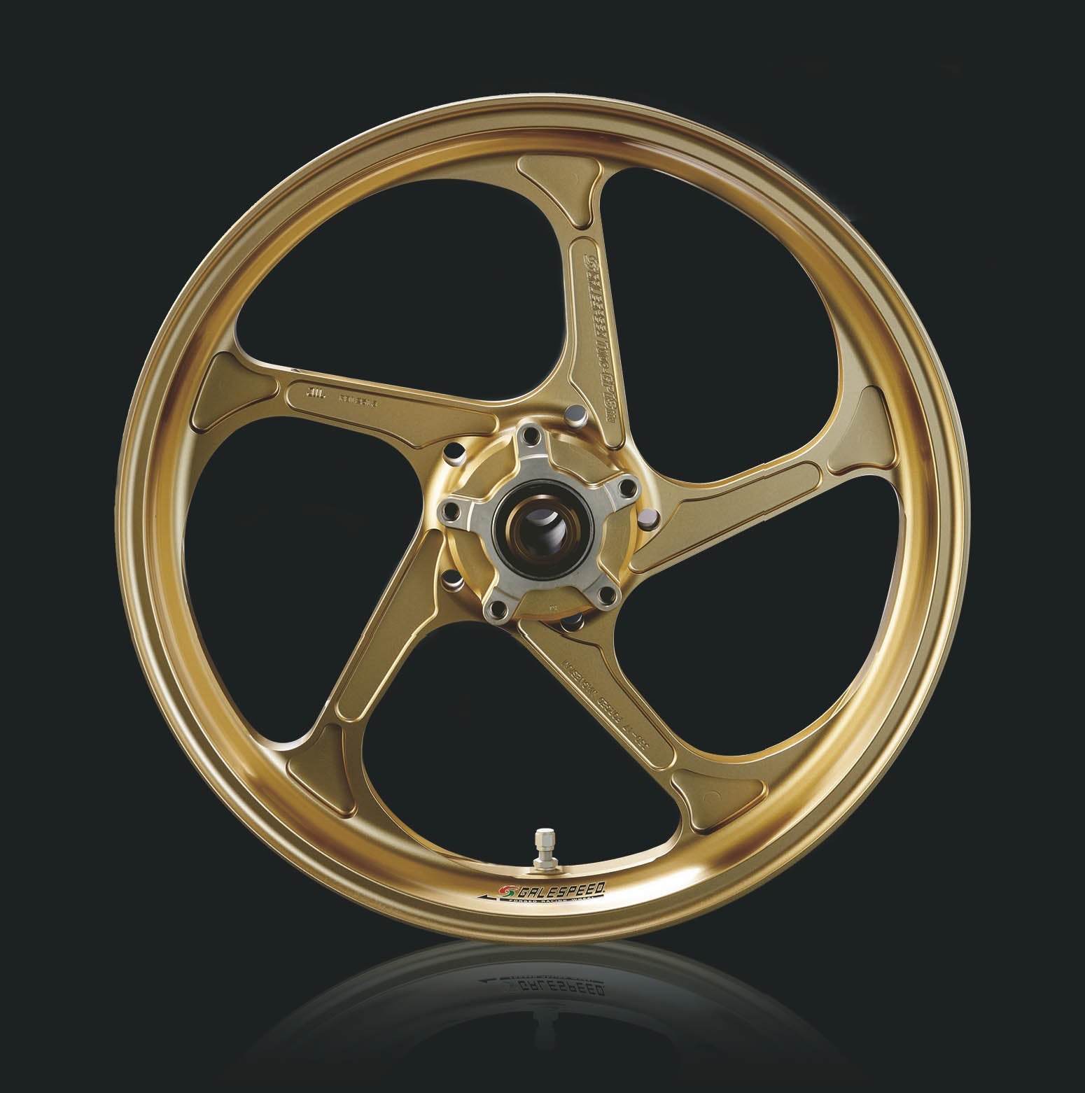 ZRX1100他用 ゲイルスピードホイールTYPE-R ゴールド前後セット