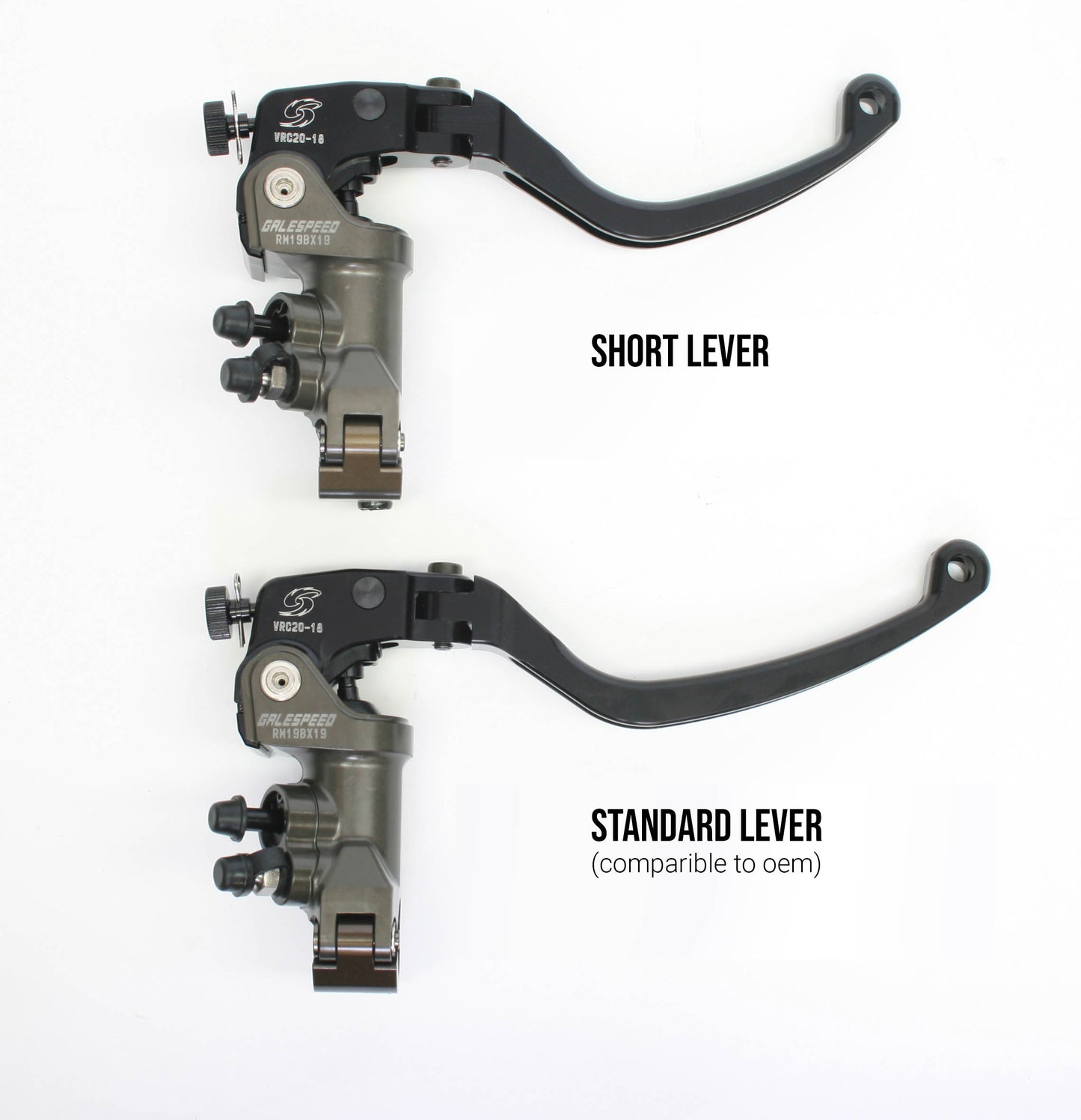 VRC Master cylinder - variable lever ratio