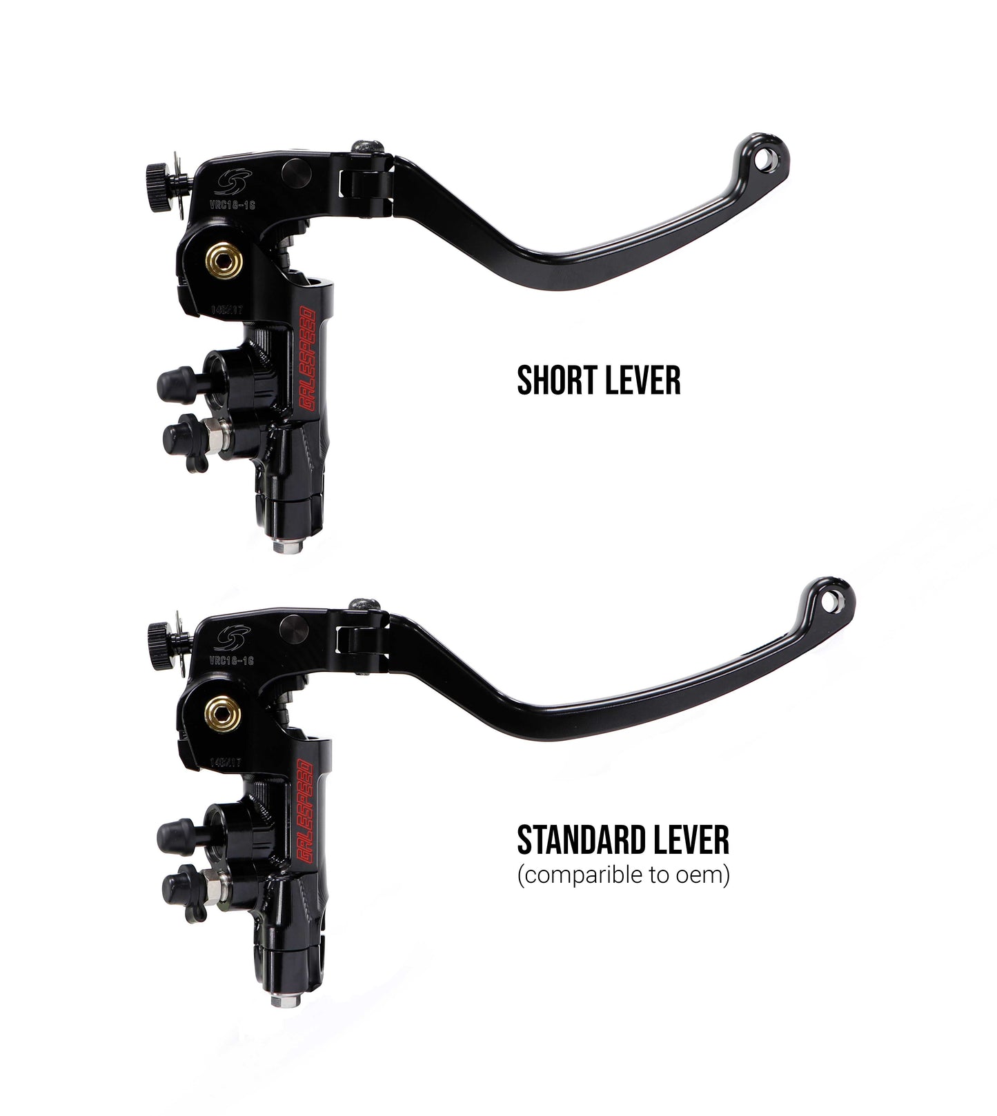 VRE 'Elaborate' Master cylinder - variable lever ratio